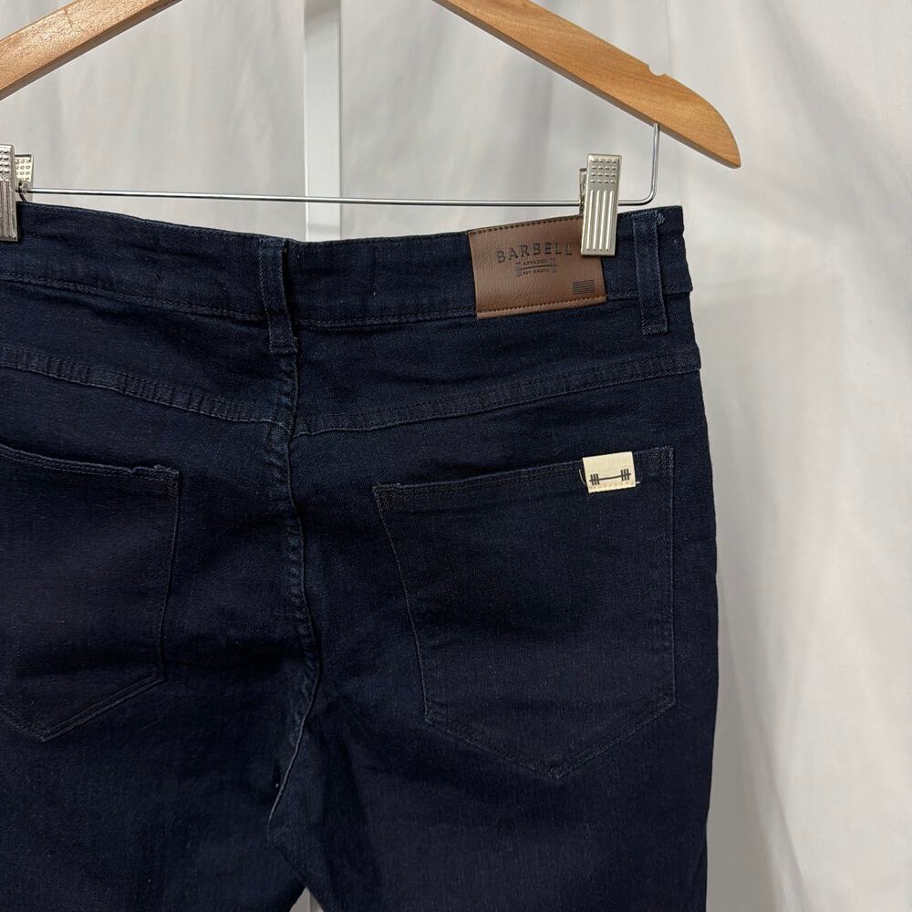 Barbell Apparel Jeans Mens Athletic Fit 32 x 29 Stretch Denim - Picture 9 of 11